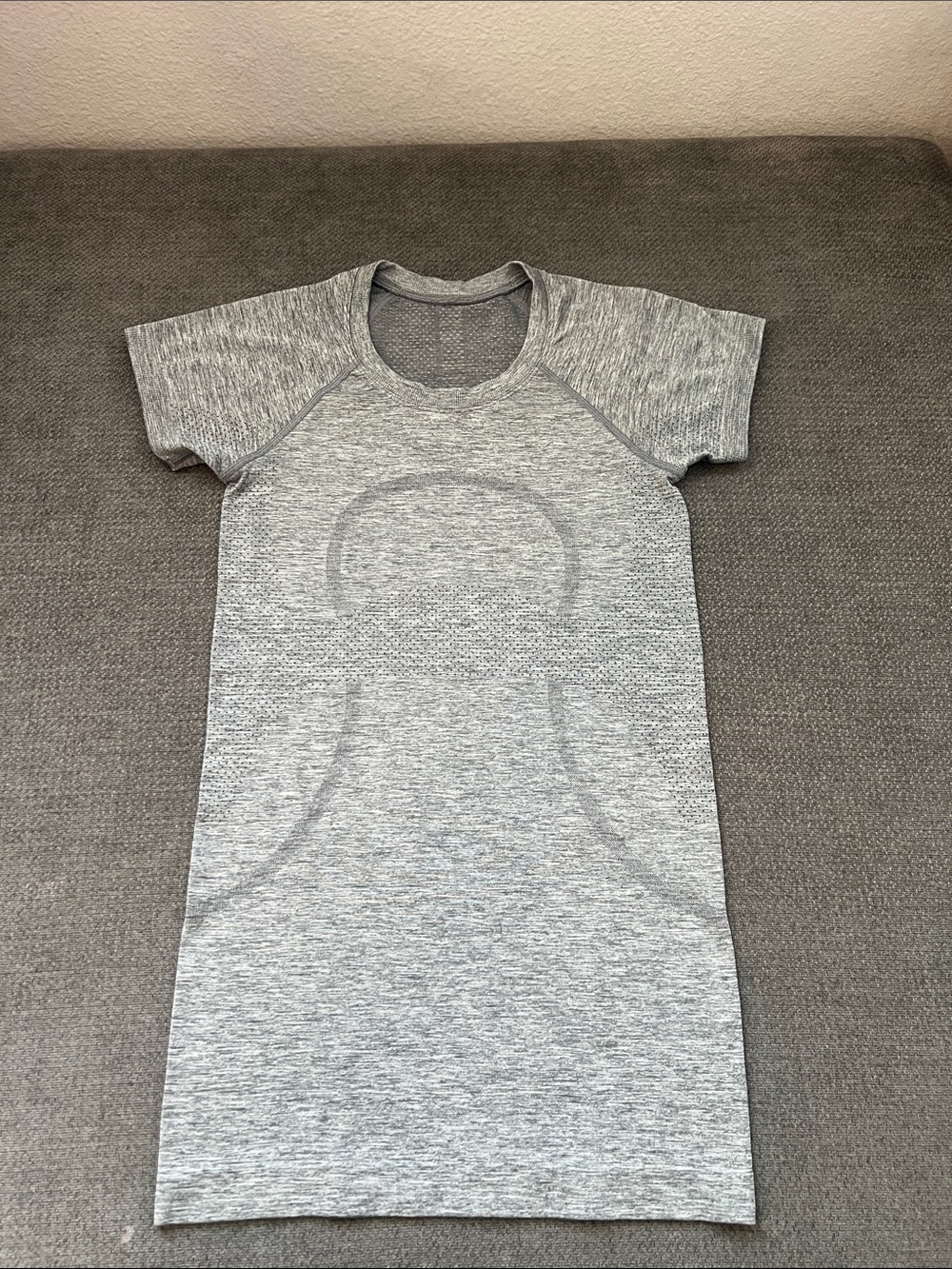 lululemon athletica Heather Gray Short-Sleeve Tee Dress
